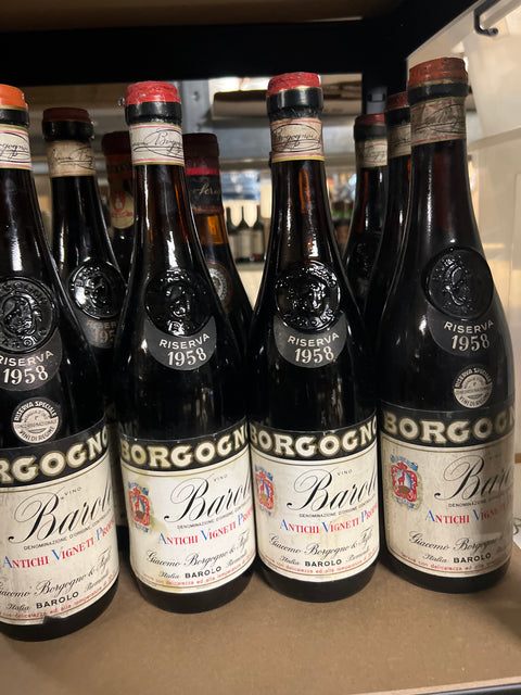 BAROLO 1958 GIACOMO BORGOGNO RISERVA ANTICHI