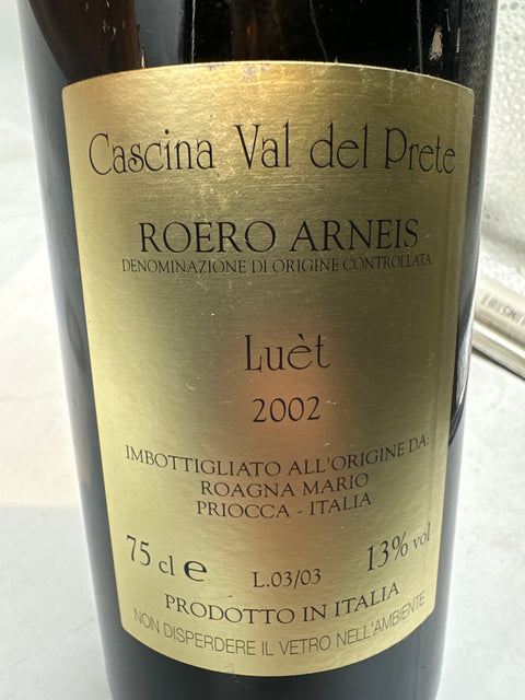 Luet Cascina Val del Prete 2019