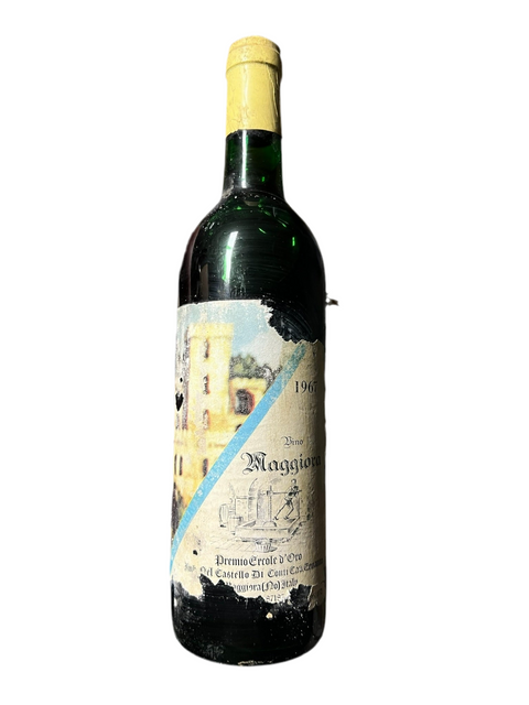 1967 Vino Maggiore Bad Label