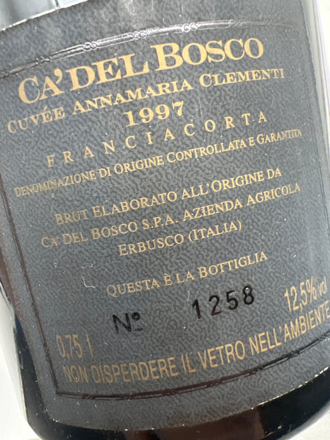 Cuvée Annamaria Clementi 2013 från Ca' del Bosco