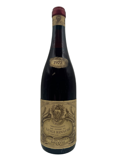 Luigi Einaudi Poderi Dolcetto 1977