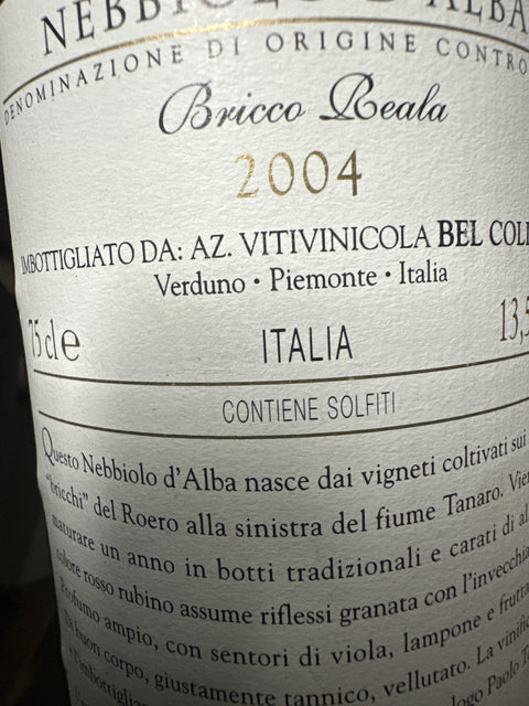 Nebbiolo d'Alba Bel Colle 2019