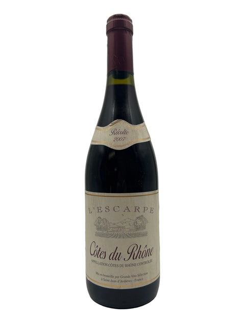 L'Escarpe Côtes du Rhône Grands Vins Sélection 2007
