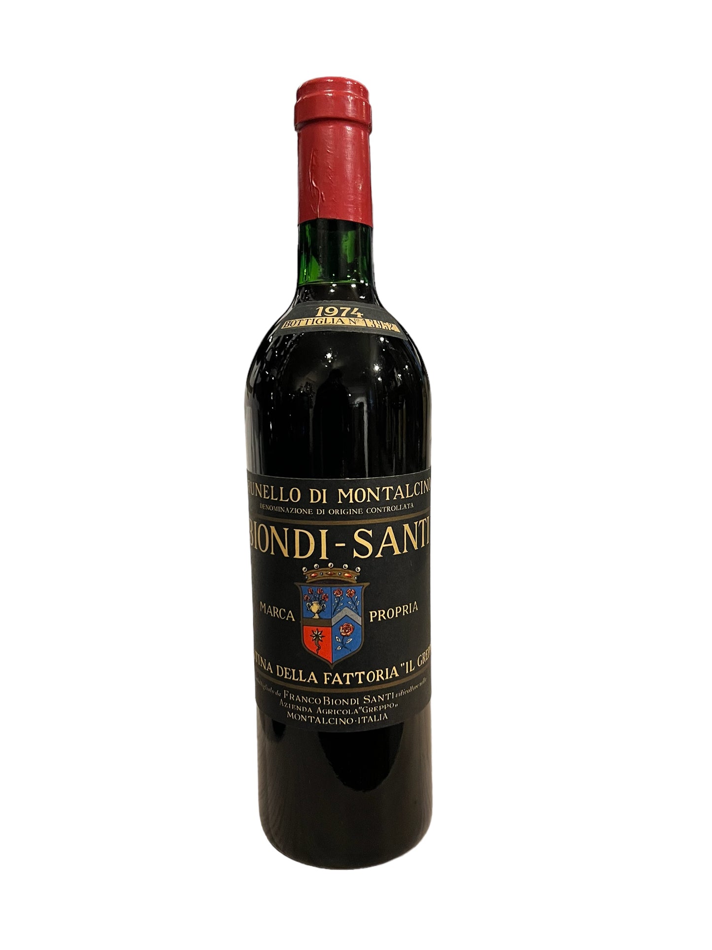 Brunello 1974 Biondi Santi Bottles With History