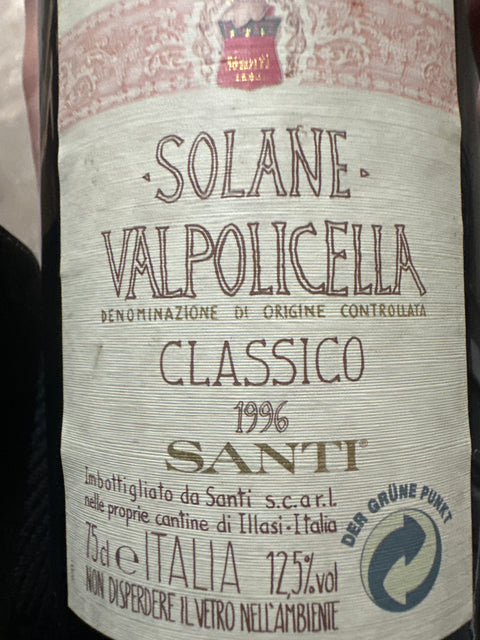 Solane Santi 1996 Valpolicella Classico