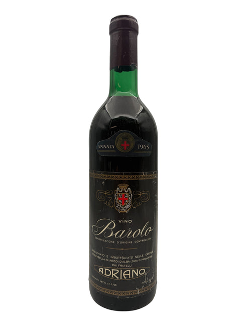 Barolo Adriano 1965 Piedmont