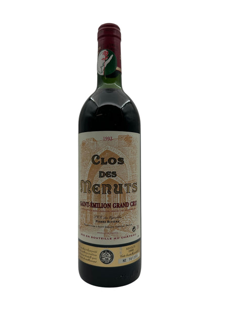 Clos des Menuts 1993 Saint-Emilion Gran Cru