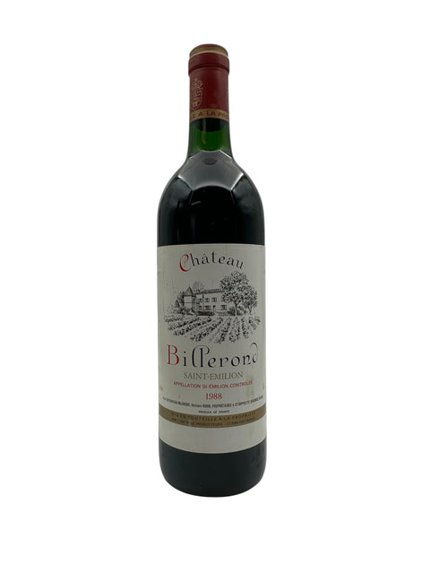 Chateau Billerond 1988 Saint Emilion