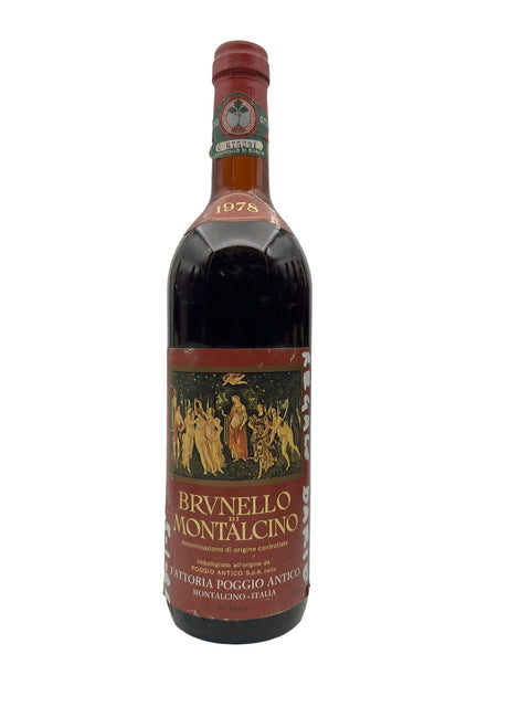 Brunello di Montalcino Fattoria Poggio Antico 1978