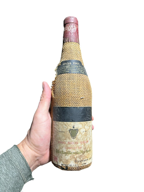 Vino Rioja Siglo Cosecha 1961