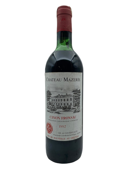 Chateau Mazeris Canon Fronssac 1982