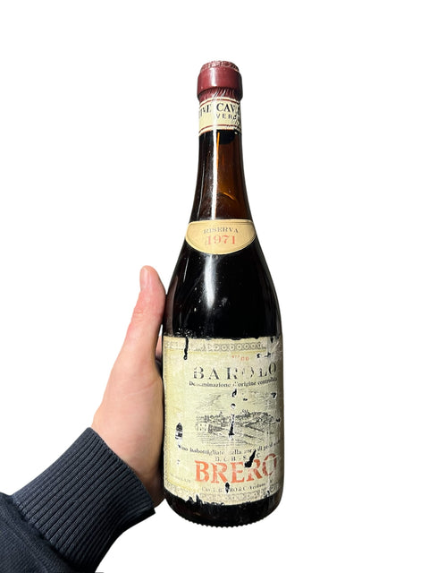 BREIRO Barolo Riserva 1971 Bad Label