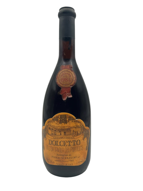 Dolcetto Poderi Scanavino 1983