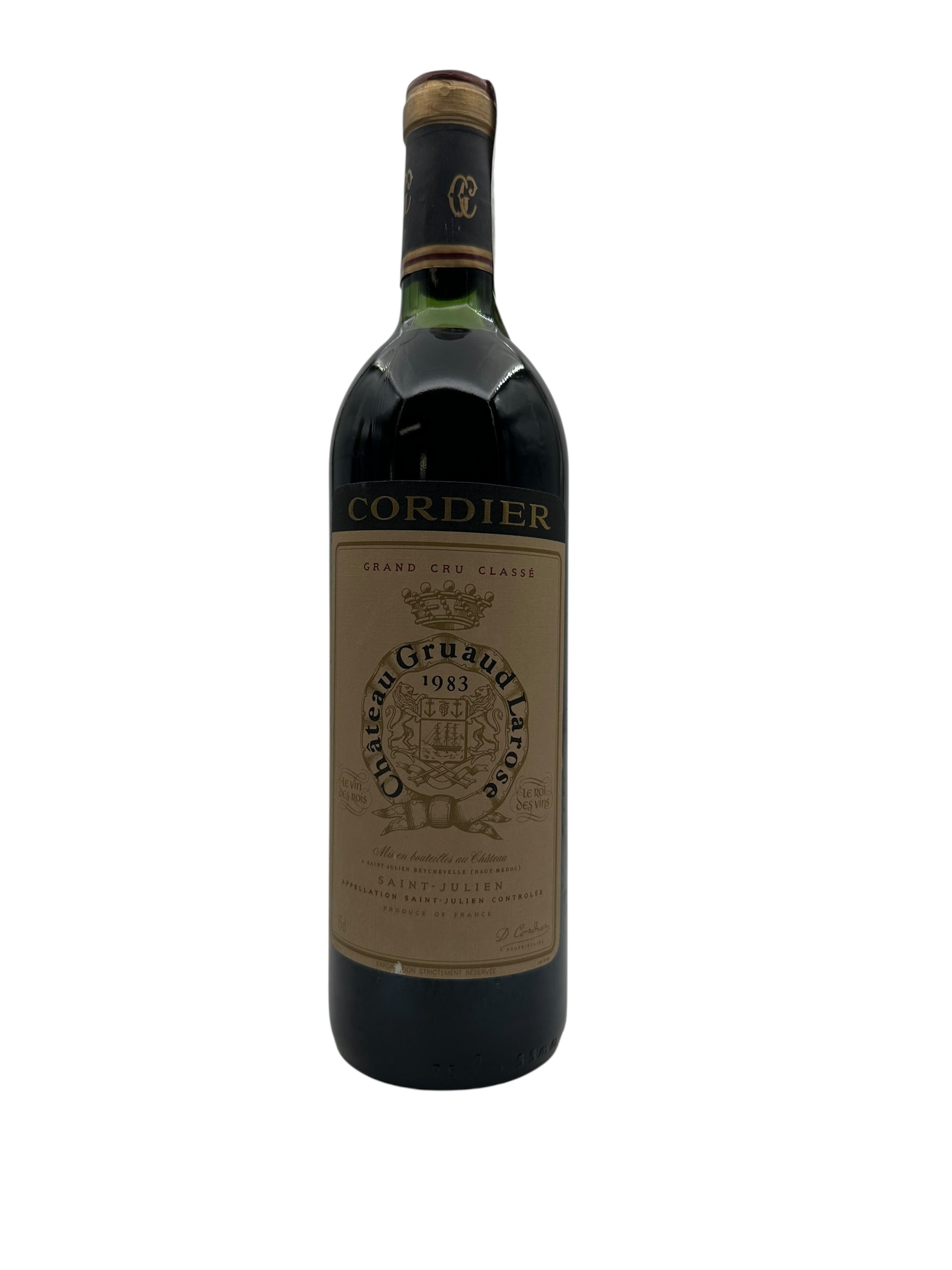Château Gruaud Larose 1983 Gran Cru Classé Cordier – Bottles With
