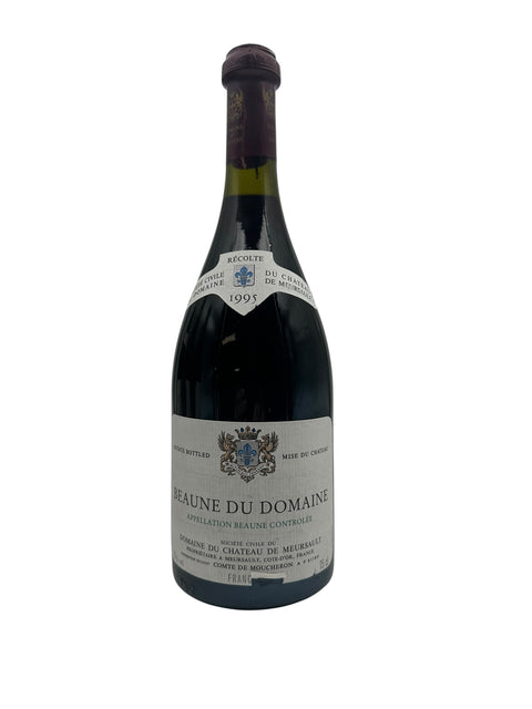 Flaske af Beaune du Domaine Château de Meursault 1995 rødvin