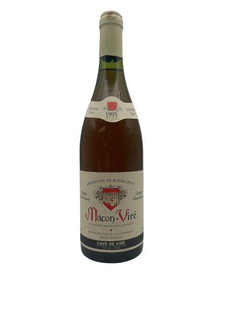 Flaske af Mâcon-Viré Cave de Viré 1995 hvidvin