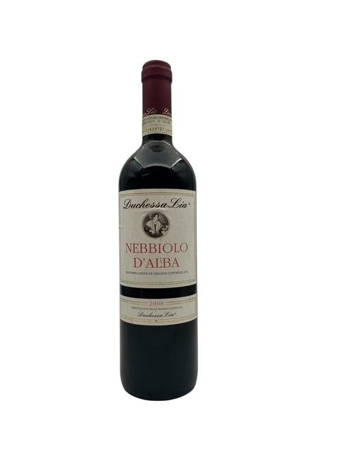 Flaske af Duchessa Lia Nebbiolo d'Alba 2008
