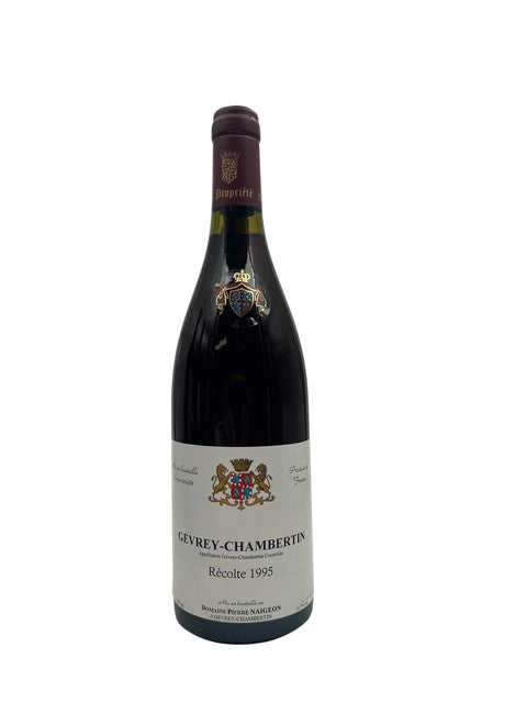 En flaske Gevrey-Chambertin Domaine Pierre Naigeon 1995