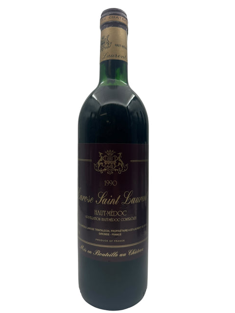 Larose Saint Laurent 1990 rødvin fra Haut-Médoc i flaske
