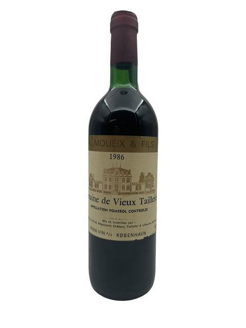Flaske af Domaine de Vieux Taillefer 1986 rødvin