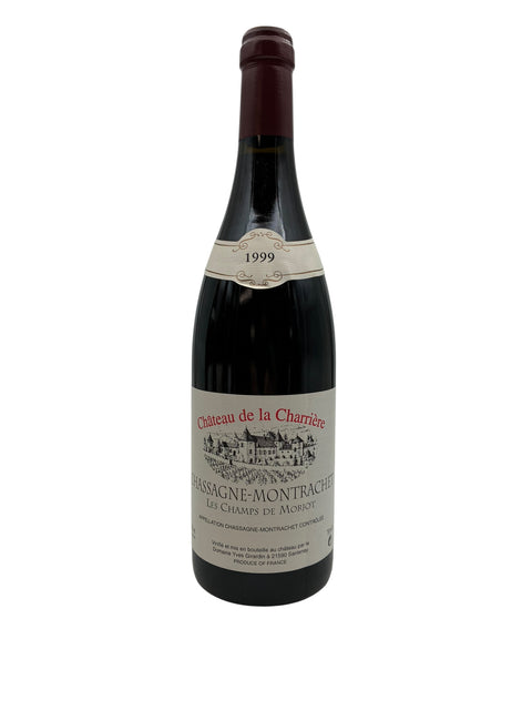 Flaske af Chassagne-Montrachet Château de la Charrière 1999