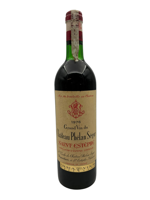 Flaske af Saint Estèphe Château Phélan Ségur 1976 rødvin