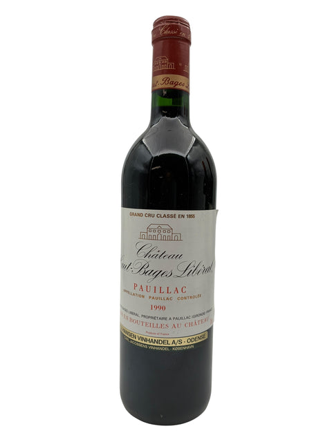 Château Haut-Bages Libéral 1990 vinflaske