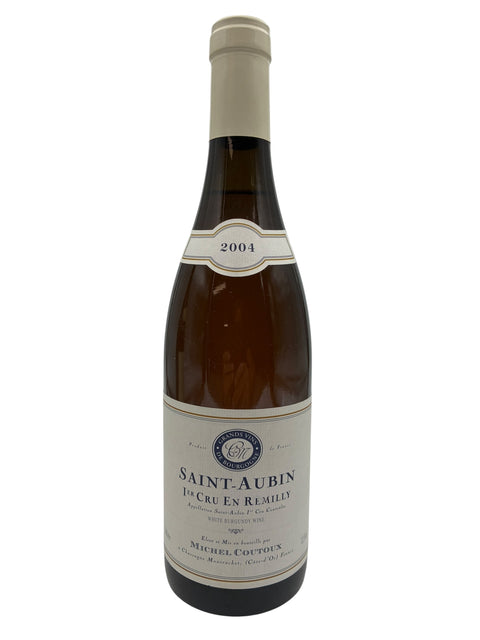 Flaske af Saint-Aubin Michel Coutoux 2004 hvidvin