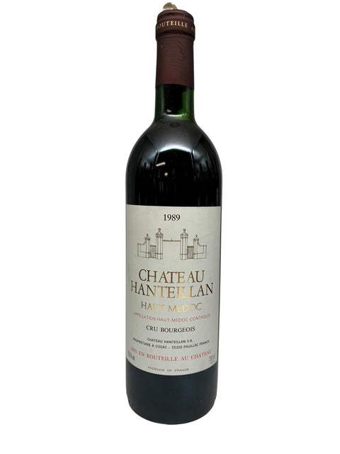 Flaske af Chateau Hanteillan 1989 fra Haut-Médoc