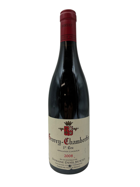 Flaske af Gevrey-Chambertin Domaine Denis Mortet 2008