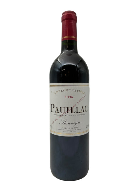 Flaske Pauillac Bauvoye 1995 rødvin fra Bordeaux
