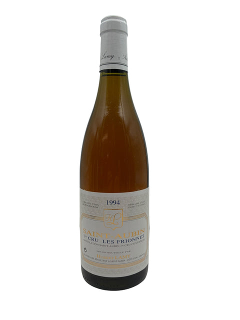 Flaske af Saint Aubin Hubert Lamy 1994 hvidvin