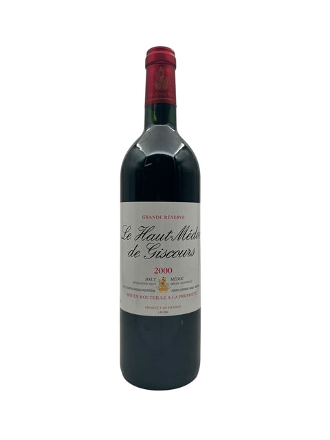 Le Haut-Médoc de Giscours 2000 rødvin fra Bordeaux