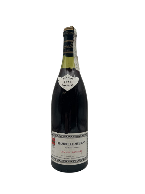 Flaske af Chambolle-Musigny Domaine Ponnelle 1983 rødvin