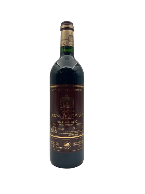 Flaske af Château Larose Trintaudon 1995 rødvin fra Haut-Médoc