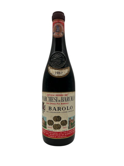 Flaska Barolo Marchesi di Barolo 1967