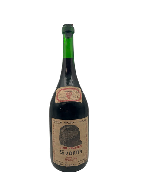 Flaske af Spanna Cantine Ciuti 1974 rødvin