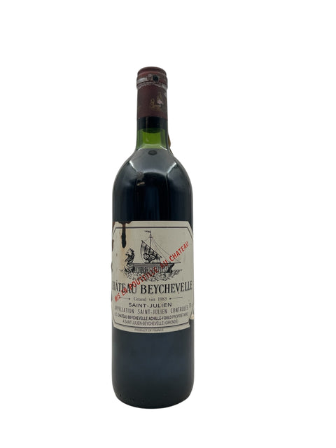 Flaske af Château Beychevelle 1983 fra Saint-Julien