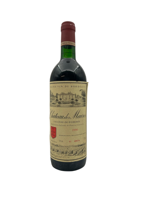 Flaske af Chateau des Maires Lalande-de-Pomerol 1990