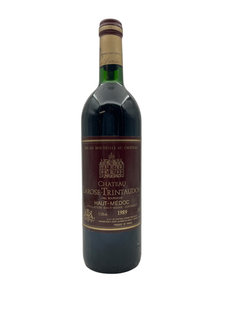 Flaske af Chateau Larose Trintaudon 1989 rødvin fra Haut-Médoc