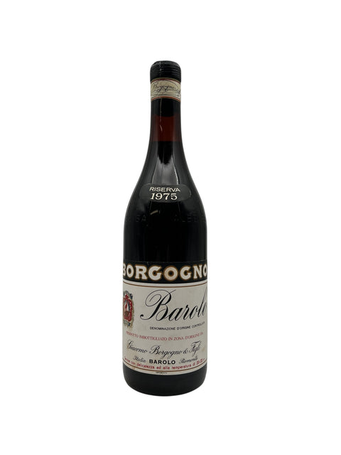 Barolo Borgogno 1978 rødvin flaske