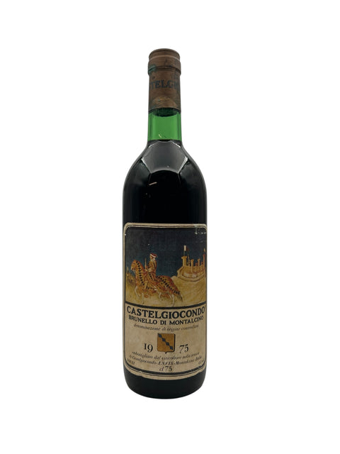 Flaske af Brunello di Montalcino Castelgiocondo 1975