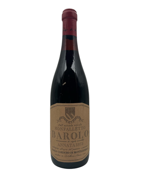 Barolo rødvin flaske fra 1975 af Paolo Cordero di Montezemolo