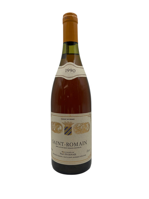 Flaske af Saint-Romain Paul Dugnais 1990 hvidvin