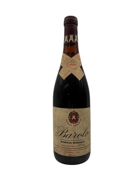 Barolo vinflaske fra Tenuta Cerequio årgang 1969