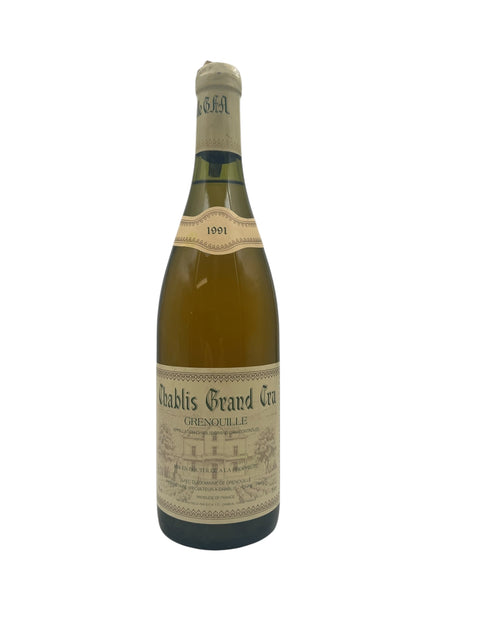 Flaske af Chablis Grand Cru La Chablisienne 1991