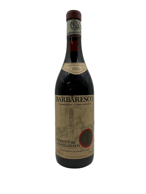 Barbaresco rødvin fra 1976 af Produttori del Barbaresco