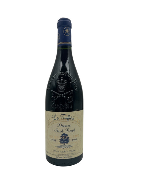 La Truffière Domaine Saint Benoit 1998 Châteauneuf-du-Pape flaske