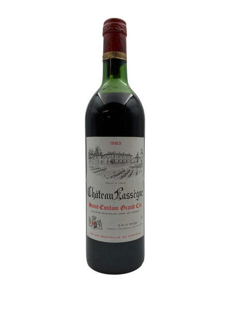 Flaske af Château Lassègue 1983 rødvin