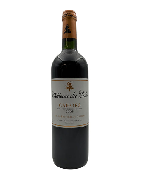 Flaske af Cahors Château du Cèdre 2006 rødvin